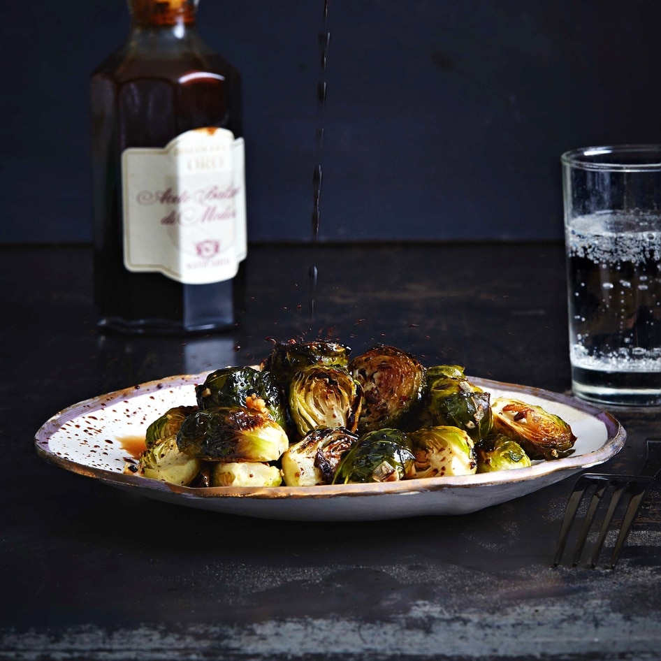 Roasted Balsamic Brussels Sprouts